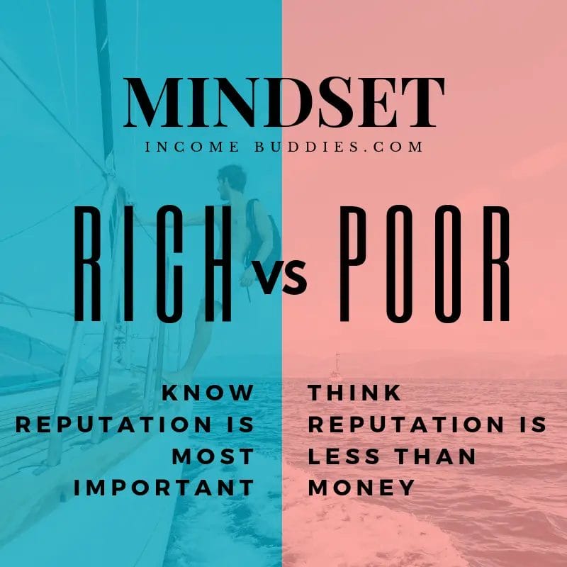 Rich VS Poor Mindset - Reputation