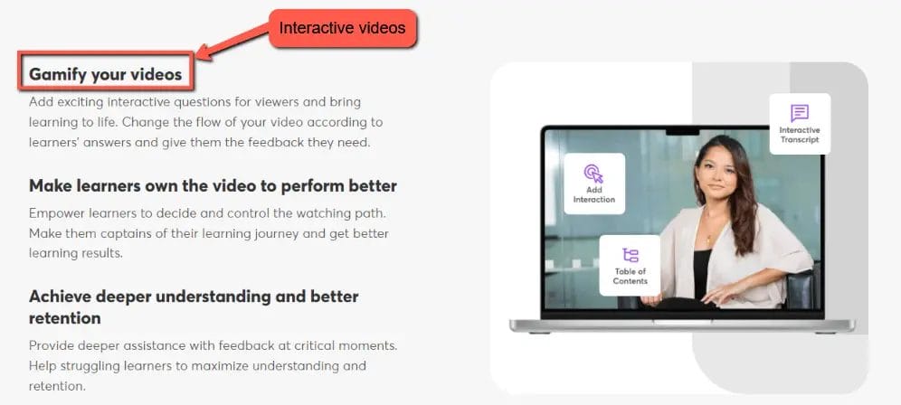 LearnWorlds - Interactive Videos