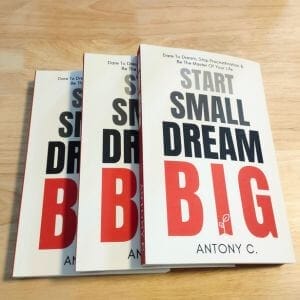 Start Small, Dream Big - Square - 3 Books Spread