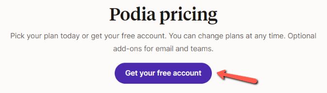 Podia Pricing - Get Free Account