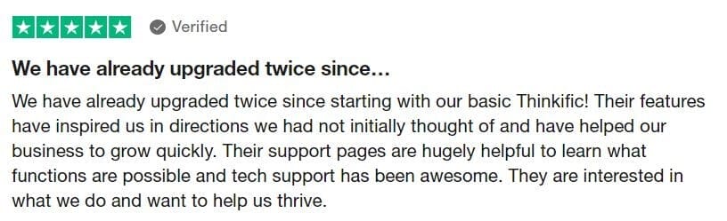 ThinkiFic Pricing - Review - Trustpilot - 1