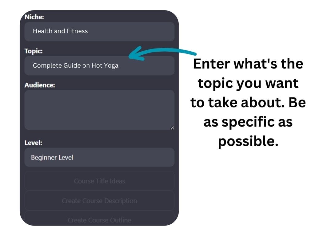 Topic - Course Creator Toolkit