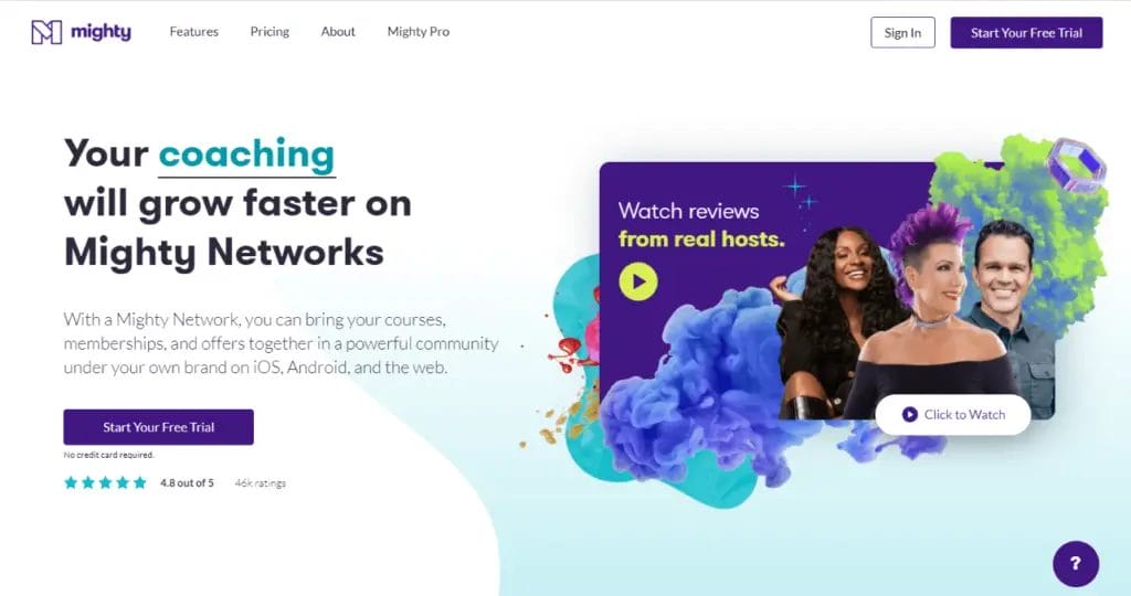 Mighty Networks - Homepage