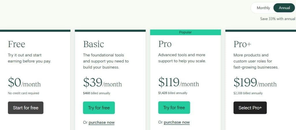 Teachable - Pricing Plans (Free and Paid)