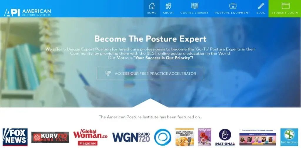 Kartra Example - The American Posture Institute