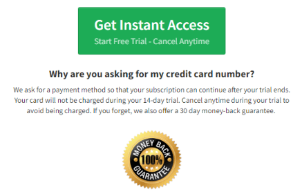 Passion.io Free Trial - Why Ask For Credit Card Details