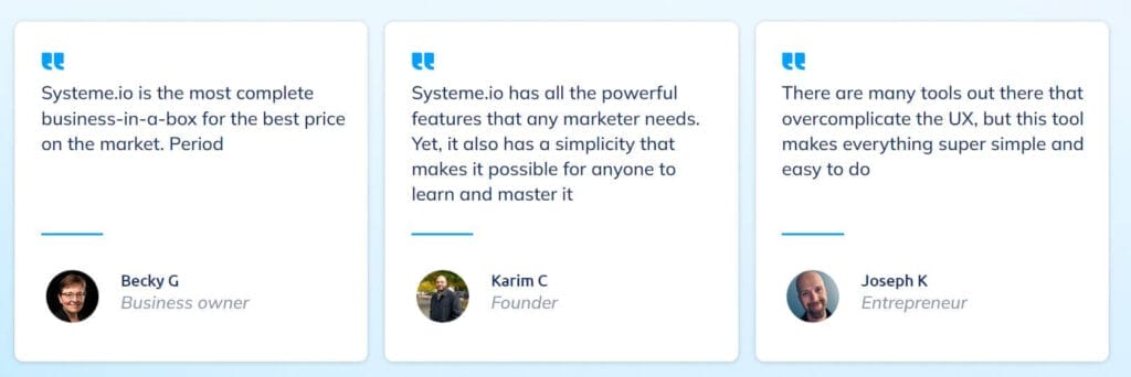 Systeme.io Reviews
