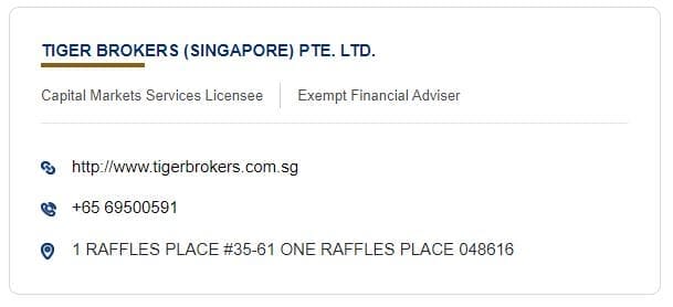 Tiger Broker SG License - MAS (Jan 2024)
